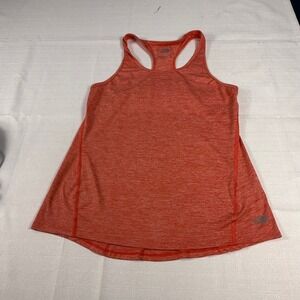 The North‎ Face Tank Top Womens Medium Orange Activewear Sleeveless Athletic